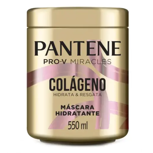 Máscara Capilar Pantene Colágeno Hidrata e Resgata 550ml