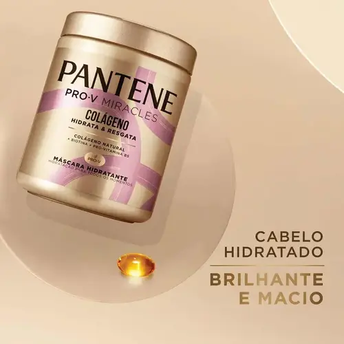 Máscara Capilar Pantene Colágeno Hidrata e Resgata 550ml
