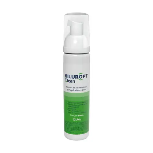 Hiluropt Clean - Espuma para Limpeza das Pálpebras e Cílios 80ml