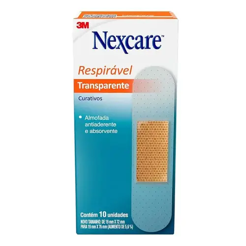 Curativo Nexcare 3M Transparente 10 Unidades
