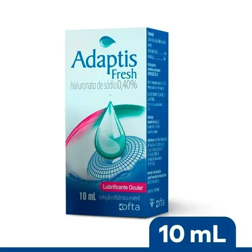 Adaptis Fresh 0,4% 10ml - Lubrificante Oftálmico - Legrand