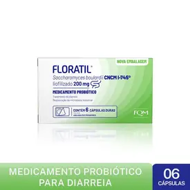 Floratil 200mg 6 Cápsulas