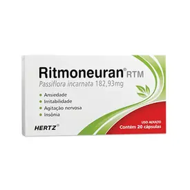 Ritmoneuran RTM 182,93mg - 20 Cápsulas