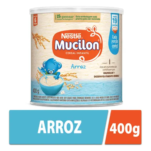 Cereal Infantil Mucilon Arroz 400g - Nestlé