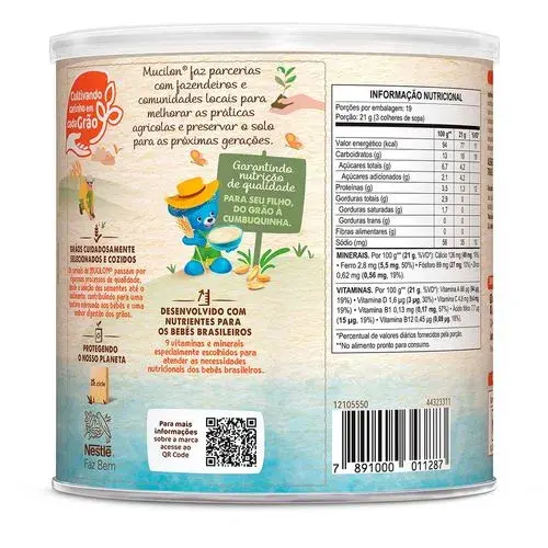 Cereal Infantil Mucilon Arroz 400g - Nestlé