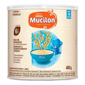Cereal Infantil Mucilon Arroz 400g - Nestlé