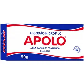 Algodão Hidrófilo em Rolo Apolo 50g