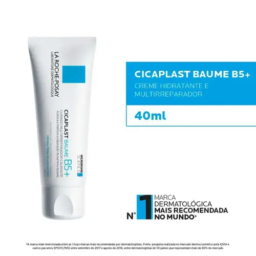 Creme Reparador Calmante La Roche-Posay Cicaplast Baume B5 FPS 50 40ml