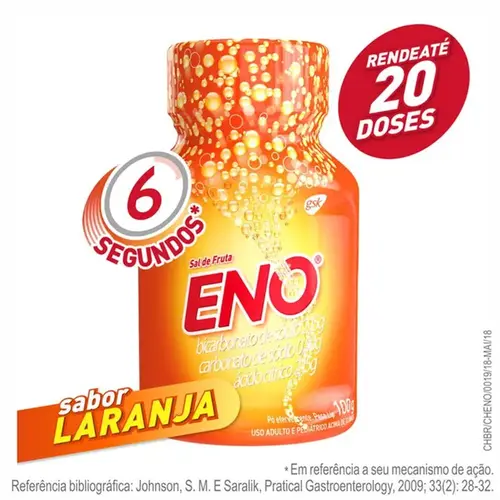 Sal de Frutas Eno - Sabor Laranja 100g