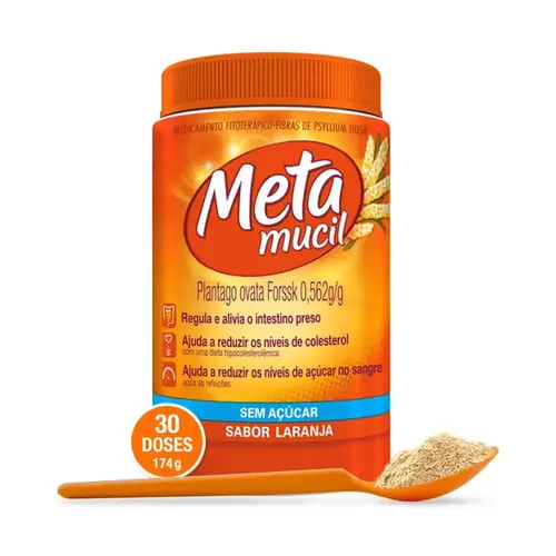 Metamucil Laranja Pote 174g