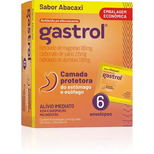 Gastrol - Pó Efervescente Abacaxi 5g