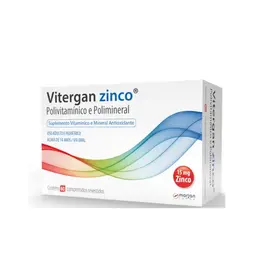 Vitergan Zinco 60 Comprimidos