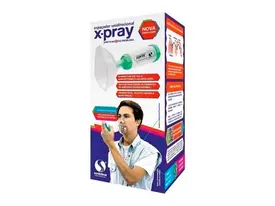 Espaçador para Inalação Unidirecional X-Pray Amarelo - Soniclear - 1 Unidade