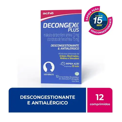 Decongex Plus - 12 Comprimidos