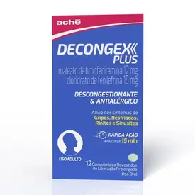 Decongex Plus - 12 Comprimidos
