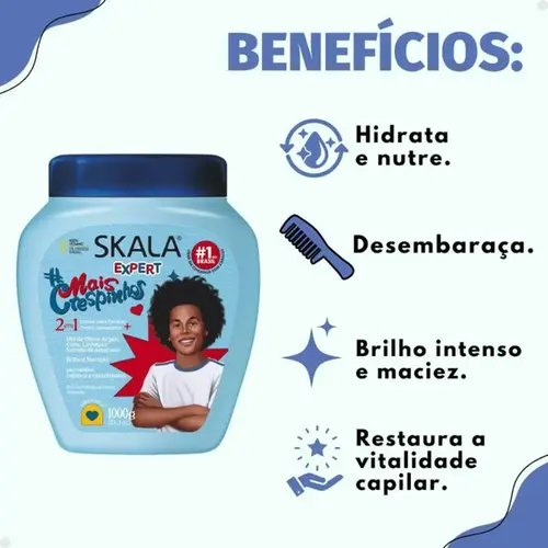 Creme de Tratamento Skala Expert Mais Crespinhos 1000g