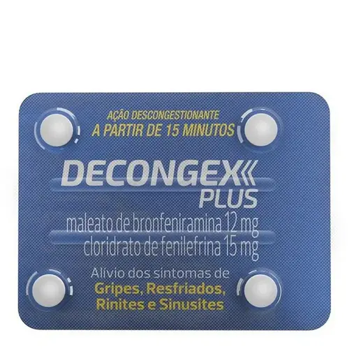 Decongex Plus - 4 Comprimidos