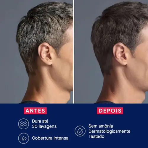 Tonalizante de Cabelo Masculino Biocolor Homem Bozzano Castanho Claro