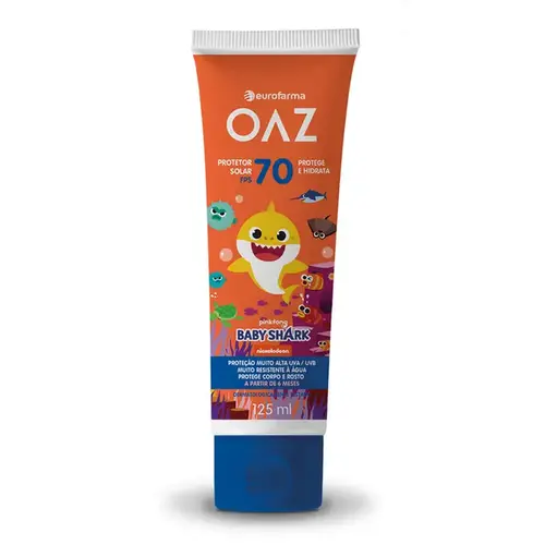 Protetor Solar Infantil Oaz Baby Shark Fps70 125ml