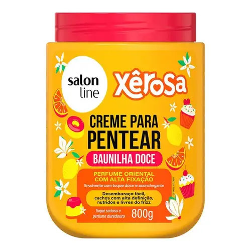 Creme para Pentear Salon Line Xerosa Baunilha 800g