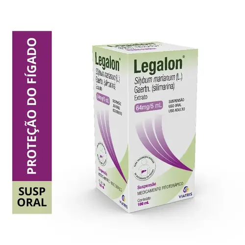 Legalon 64mg/5ml - Suspenção Oral com 105ml