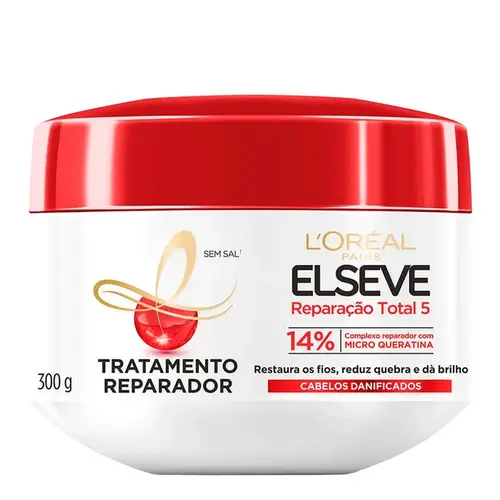 Creme de Tratamento Elseve Reparação Total 5 - 300g - L'Oréal Paris