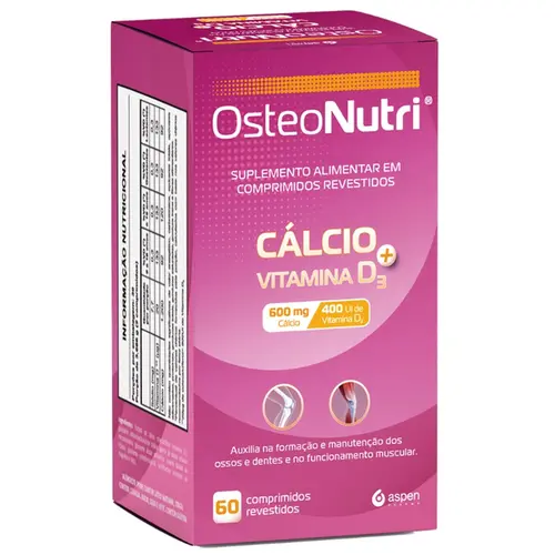 Osteonutri Mulher 600mg/400ui 60 Comprimidos