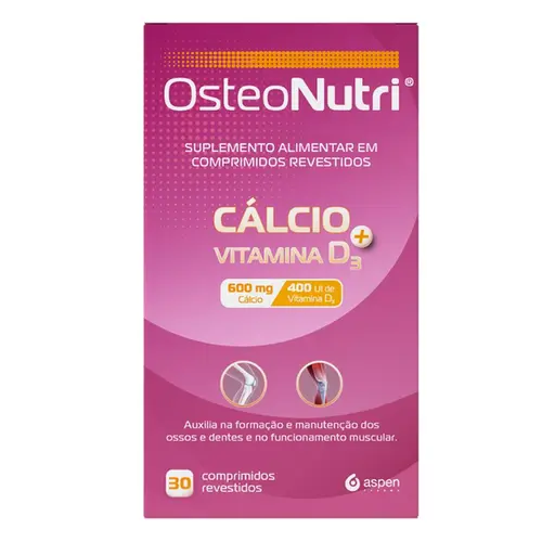 Osteonutri Mulher 600mg/400ui 30 Comprimidos