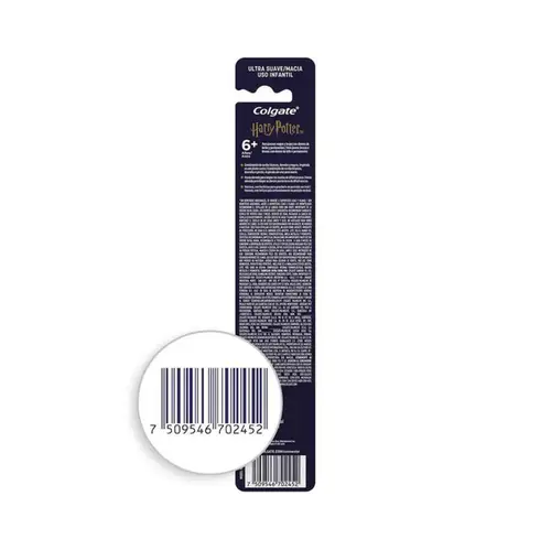 Escova de Dente Infantil Colgate Harry Potter - Ultra Macia com Ventosa Mágica - 1 Unidade