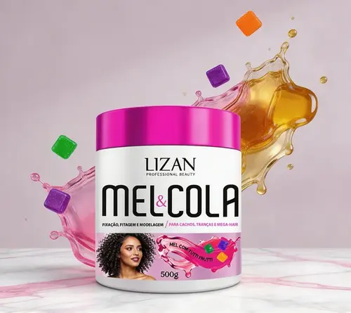 Finalizador Mel & Cola Lizan Tutti Frutti 500g