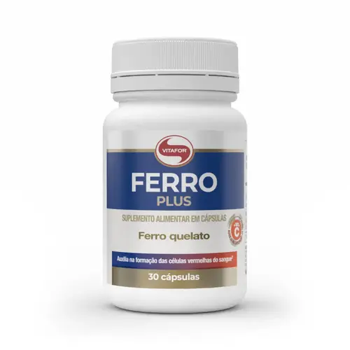 Ferro Plus 500mg 30 Cápsulas Vitafor