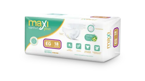 Fralda Geriátrica Maxi Confort Plus EG 18 Unidades