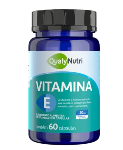 Vitamina E 500mg Qualynutri 60 Cápsulas