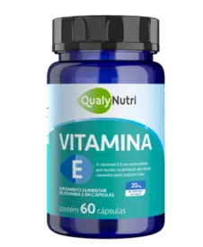 Vitamina E 500mg Qualynutri 60 Cápsulas