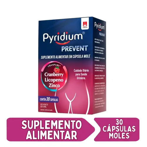Suplemento Alimentar Pyridium Prevent 30 Cápsulas