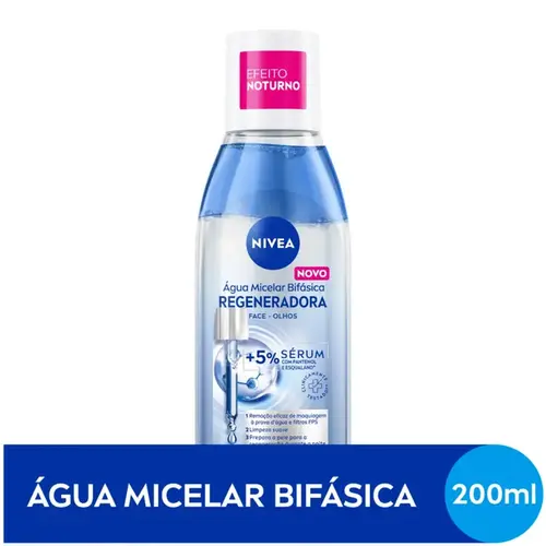 Água Micelar Bifásica Nivea Regeneradora 200ml