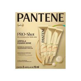 Ampola Pantene Pro-Shot Molecular Caixa 3 Unidades 15ml