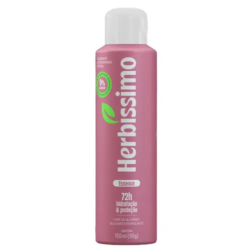 Desodorante Feminino Herbíssimo Aerosol Zero Alumínio Essence 72h 150ml