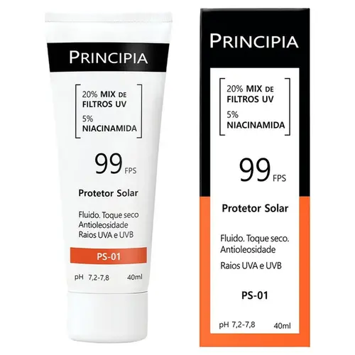 Protetor Solar Facial Principia PS-01 FPS99 40ml
