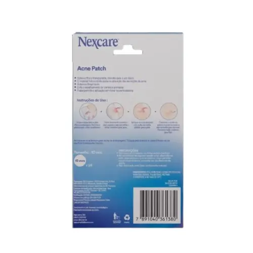 Adesivo Para Acne Nexcare Patch 24 Unidades