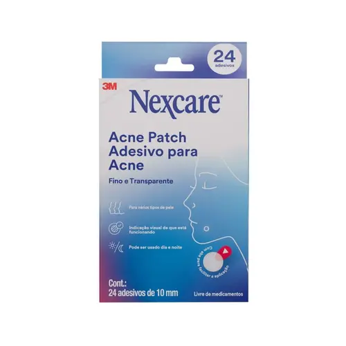 Adesivo Para Acne Nexcare Patch 24 Unidades