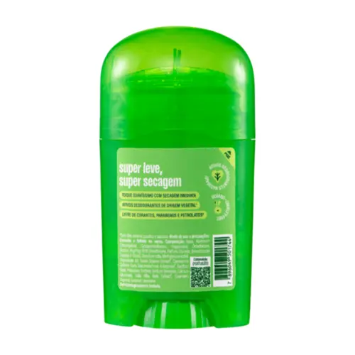 Desodorante Masculino em Gel Herbíssimo Invisible Gel Rush 45g
