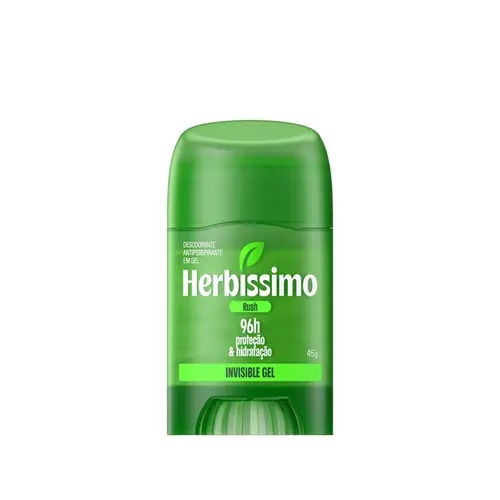 Desodorante Masculino em Gel Herbíssimo Invisible Gel Rush 45g