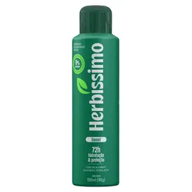 Desodorante Masculino Herbíssimo Aerosol Zero Alumínio Forest 72h 150ml