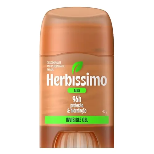 Desodorante Feminino em Gel Herbíssimo Invisible Gel Aura 45g