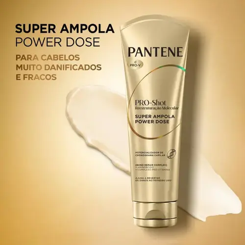 Super Ampola Capilar Pantene PRO-Shot Reestruturação Molecular 90ml