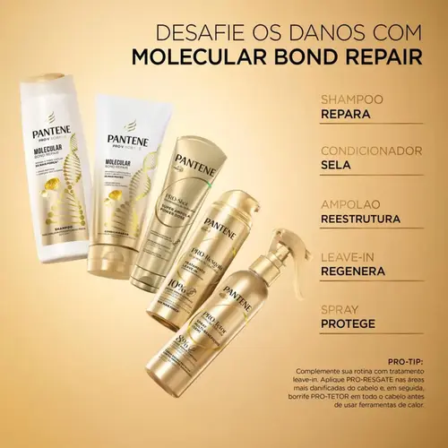 Super Ampola Capilar Pantene PRO-Shot Reestruturação Molecular 90ml