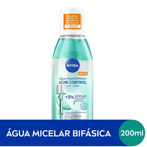 Água Micelar Bifásica Nivea Acne Control 200ml