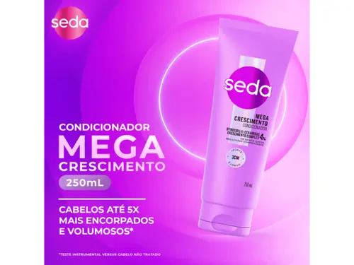 Condicionador Seda Mega Crescimento 4% 250ml