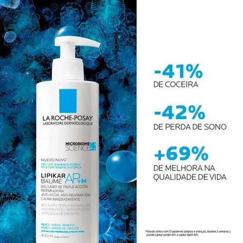 Hidratante Facial e Corporal La Roche-Posay Lipikar Baume AP+M 400ml